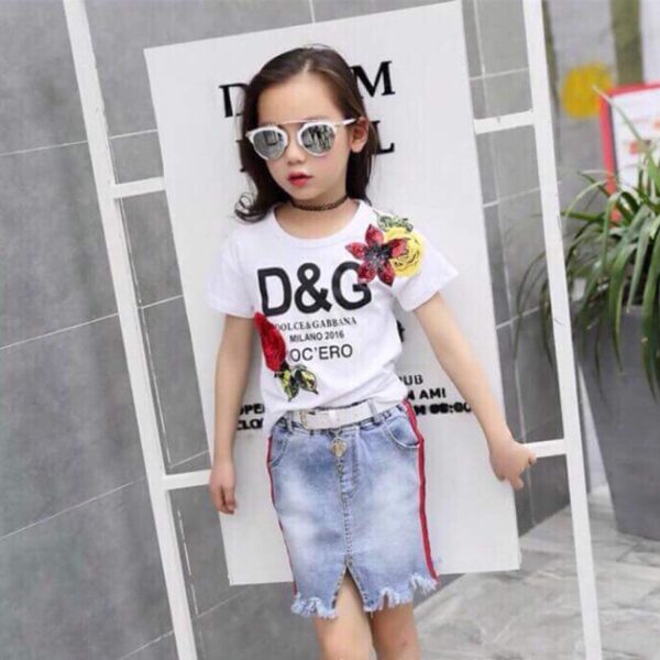 BỘ VÁY JEAN D&G