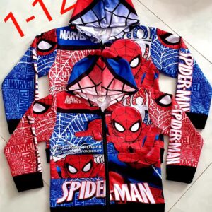 Áo khoác bé trai in hình Spider-man